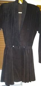 Black Suede Snap Jacket Size Small